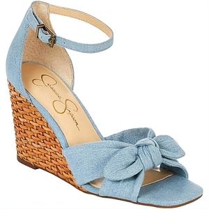 New Jessica Simpson sandals  colors denim light blue sz 9